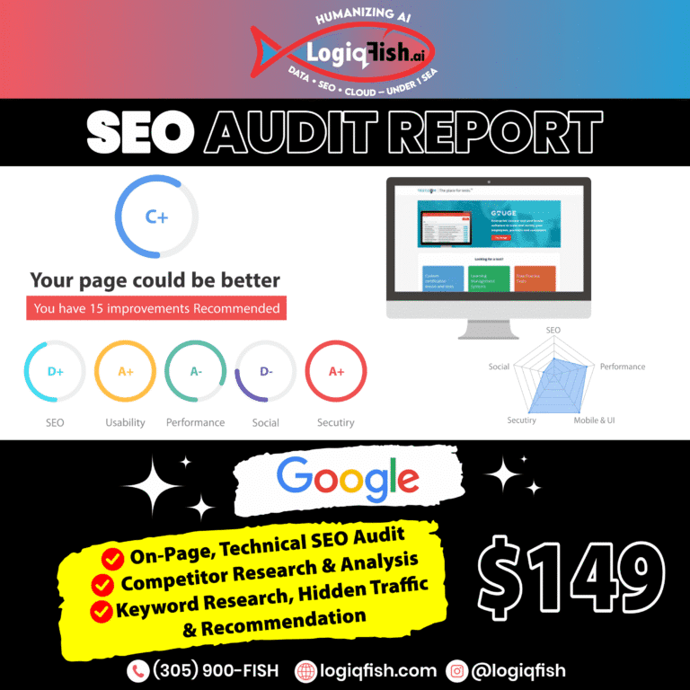 Professional SEO Audit Report - LogiqFish™